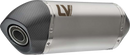 LEOVINCE LV-14 Slip-On Muffler - Stainless Steel - Aprilia Tuareg 660 15626U
