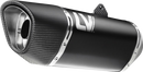 LEOVINCE LV-14 R Slip-On Muffler - Black - Kawasaki Versys 1000 15623BU