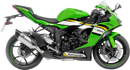 LEOVINCE LV-14 R Slip-On Muffler - Titanium - Kawasaki ZX-6R 15625TU