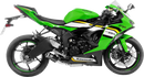 LEOVINCE LV Corsa S Black Edition Slip-On Muffler - Kawasaki ZX-6R 15413SBU