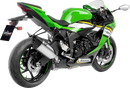 LEOVINCE LV-14 R Slip-On Muffler - Stainless Steel - Kawasaki ZX-6R 15625U