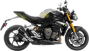 LEOVINCE LV-10 Black Edition Slip-On Muffler - Triumph Speed Triple 1200 RR/RS/RX 15271B