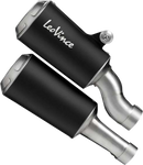 LEOVINCE LV-10 Black Edition Slip-On Muffler - Triumph Speed Triple 1200 RR/RS/RX 15271B