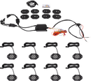 MOOSE OFFROAD Rock Light Kit - RGB - 8 Pods 100-3615-PU