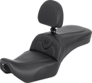 SADDLEMEN RoadSofa™ Seat - with Backrest - Black - RH975 '22-'25 822-11-187BR