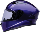 Z1R Talon Helmet - Solid Purple, XS - Lightweight Polycarbonate Shell with Advanced Ventilation and Communication Compatibility