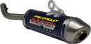 PRO CIRCUIT Ti-2 Silencer - R304 - Blue Titanium/Carbon Fiber - YZ 125 1132412K