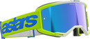 ALPINESTARS GOGGLES Vision 5 Goggle - Blaze - Yellow/Blue - Blue Mirror Lens 5102125-5007