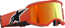 ALPINESTARS GOGGLES Vision 5 Goggle - Corp - Orange - Red Mirror Lens 5101825-480