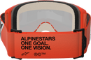 ALPINESTARS GOGGLES Vision 5 Goggle - Corp - Orange - Red Mirror Lens 5101825-480