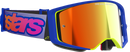 ALPINESTARS GOGGLES Supertech Goggle - Vista - Blue/Yellow/Purple - Red Mirror Lens 5100226-7285