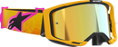 ALPINESTARS GOGGLES Vision 8 Goggle - Corp - Orange/Yellow/Pink - Gold Mirror Lens 5101625-4005