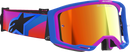 ALPINESTARS GOGGLES Vision 8 Goggle - Corp - Blue/Purple/Orange - Red Mirror Lens 5101625-7286