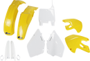 UFO Body Kit - OEM Yellow/White - Suzuki - RM '99-'00 SUKIT400F@999