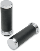 DRAG SPECIALTIES Textured Black Rubber Grips - TBW H17-0509T