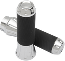 DRAG SPECIALTIES Custom Grips - Chrome 354120