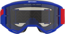 ALPINESTARS GOGGLES Vision Sand Goggle - Blue/Red/White - Dark Smoke Lens 5100826-7295