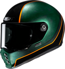 HJC V10 Helmet Hodu MC47 Large FA45NUS6746V – Lightweight Fiberglass Shell with Advanced Safety Features