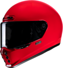 HJC V10 Helmet Solid Deep Red XL FA45NUS7DERV – Lightweight Fiberglass Motorcycle Helmet with Advanced Safety Features and Bluetooth Compatibility