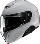 HJC i91 Modular Helmet - Solid N Gray, Large - Lightweight and Aerodynamic Design with Sun Visor and Bluetooth Compatibility