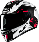 HJC C10 Helmet Aspa MC1 - XS FP54NUS3801V with Advanced Ventilation and UV Protection