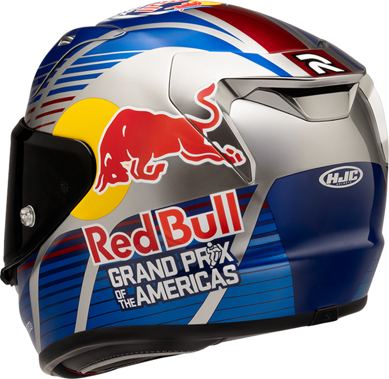 HJC RPHA 12N Red Bull Austin GP II Motorcycle Helmet - Medium FA53NUS5 ...