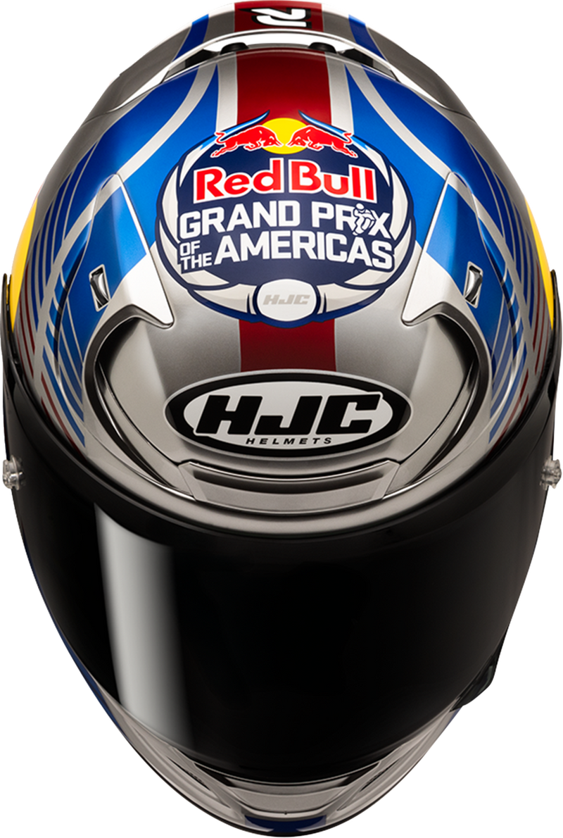 HJC RPHA 12N Red Bull Austin GP II Motorcycle Helmet - Medium FA53NUS5 ...
