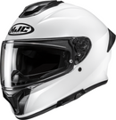 HJC C71 Helmet Solid White - Model FP69NUS5PWHV with Pinlock® Shield and Ventilation System