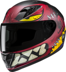 HJC Youth Y10 Helmet - Frank MC1SF Large with Advanced Ventilation and Bluetooth Compatibility