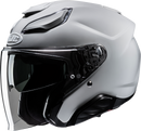HJC F31 Solid N Gray Helmet - XS by HJC with Advanced Fiberglass Composite Shell and 99% UV Protection