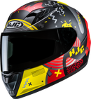 HJC Youth Y10 Helmet - Mika Model, Small, FP70NUSE0S1V with Advanced Ventilation and UV Protection