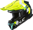 HJC C50 Primal Motorcycle Helmet with Advanced Ventilation and Bluetooth Compatibility - Size XL MP46NUS7104V