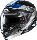HJC RPHA 91 Modular Helmet with Sun Shield and Premium Comfort – Madal MC2, Medium (Part Number: EA24NUS5702V)