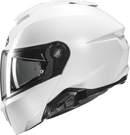 HJC i91 Modular Helmet - Solid White, 5XL - Lightweight, Aerodynamic, Bluetooth Compatible