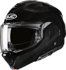 HJC F100 Modular Helmet in Black, Medium - Lightweight Impact-Resistant Design with Advanced Ventilation