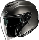 HJC i31 Helmet Solid Semi-Flat Titanium (Part Number JP45NUS5SFTV) for Motorcycle Riding