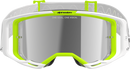 ALPINESTARS GOGGLES Vision 8 Goggle - Wordmark - White/Yellow Fluo - Silver Mirror Lens 5101325-2501
