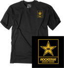 FACTORY EFFEX Rockstar Lockup T-Shirt - Black - Medium 29-87612