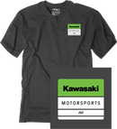 FACTORY EFFEX Kawasaki Phase T-Shirt - Heather Charcoal - Medium 29-87102
