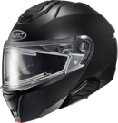 HJC i91 Modular Snow Helmet with Electric Visor - Solid Semi-Flat Black, 5XL (Part EP35EUSYXBSV)