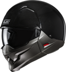 HJC i20N Helmet Solid Black XL with Sunshield and Advanced Ventilation System