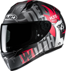 HJC C10 Helmet FOP MC1SF Large FP54NUS6CS1V - Lightweight Safety Helmet with Advanced Ventilation and UV Protection