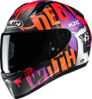 HJC C10 Helmet FOP MC7SF 3XS – Lightweight Safety with Advanced Ventilation and UV Protection
