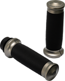Performance Machine Contour Color Grips TBW - Gunmetal Gray (Part Number 0063-2104M-GU)
