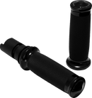 Performance Machine Contour Color Grips for 2024+ Harley-Davidson - Black (Part No. 0063-2105M-B)