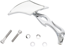 DRAG SPECIALTIES Mirror - Gothic/Flame - Side View - Diamond - Chrome - Left - Each 60-6250FL