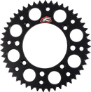 RENTHAL Rear Sprocket - Aluminum - 48 Tooth - Black - Gas Gas/Husqvarna/KTM 518U-420-48GPBK