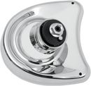 DRAG SPECIALTIES Mirror - Side View without Blind Spot - Half-Moon - Chrome 77302