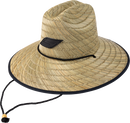 SLIPPERY Straw Hat 2501-4545 with Wide Brim and Adjustable Fit