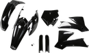 UFO Body Kit for KTM SX '04, Black – Part Number KTKIT502F@001